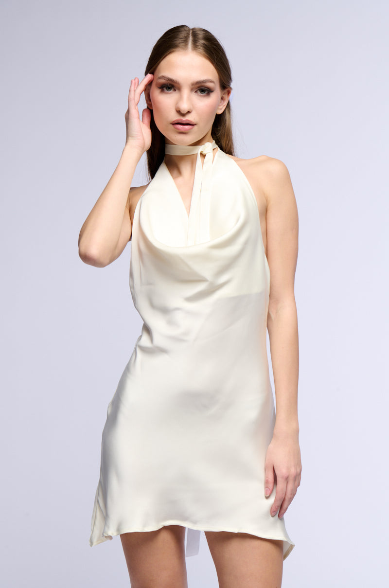 DOLLY SATIN MINI DRESS