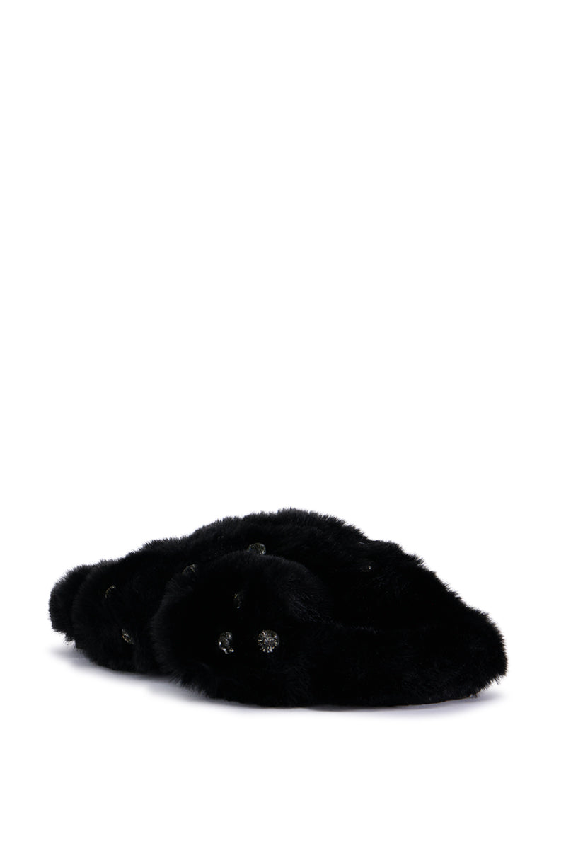 AZALEA WANG MELONIE BLACK SANDAL